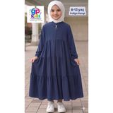 Gp Kids 3 Katbüzgülü Çocuk Feracesi Indigo - 8 - İndigo
