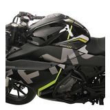 GP Kompozit CF Moto 250 SR 2020-2023 Uyumlu Sarı Tank Pad Seti