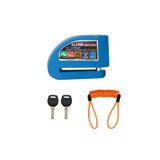 GP KOMPOZİT DSK003 Universal Alarmlı Motosiklet Disk Kilidi Mavi