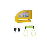 GP KOMPOZİT DSK004 Universal Alarmlı Motosiklet Disk Kilidi Sarı