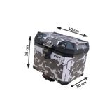 Gp Kompozit DSN01 Universal 37 Lt Desenli Alüminyum Motosiklet çantası