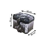 Gp Kompozit DSN05 Universal 37 Lt Desenli Alüminyum Motosiklet çantası