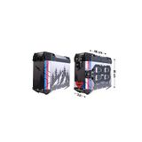 Gp Kompozit DSN06 Universal 40 Lt x 2 Desenli Alüminyum Motosiklet Yan Çanta Seti