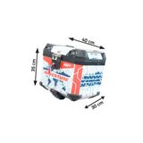 Gp Kompozit DSN09 Universal 37 Lt Desenli Alüminyum Motosiklet çantası