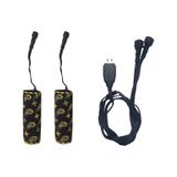 GP KOMPOZİT ELC002 Universal 5 Kademeli Isıtmalı Motosiklet Elcik Seti