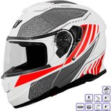 Gp Kompozit GP MY HELMET MKS002-WRG Güneş Vizörlü Şeffaf Çene Açılır Motosiklet Kaskı - M - Standart - Çok Renkli