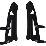 GP Kompozit Honda PCX 125 / 150 2011-2026 Uyumlu Arka Çanta Demiri Siyah