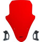 Gp Kompozit Honda Pcx 125 / 150 2018-2020 Uyumlu Ön Cam Kırmızı 60 cm