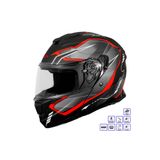 GP KOMPOZİT MKS007-EBGR Güneş Vizörlü Şeffaf Çene Açılır Motosiklet Kaskı