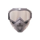 GP KOMPOZİT MSK001 Enduro / Off-Road Maskeli Aynalı Motosiklet Gözlüğü Gri
