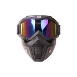 GP KOMPOZİT MSK001 Enduro / Off-Road Maskeli Aynalı Motosiklet Gözlüğü Mavi