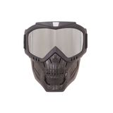 GP KOMPOZİT MSK002 Enduro / Off-Road Maskeli Aynalı Motosiklet Gözlüğü Gri