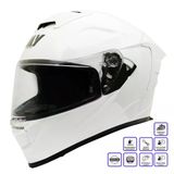 Gp My Helmet Mks001-Pw Yarış Spoiler Güneş Vizörlü Şeffaf Full Face Motosiklet Kaskı