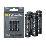GP Pro AAA İnce 800 mAh 4’lü Şarjlı Pil