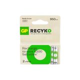 GP ReCyko 1000 Serisi 950 mAh NiMH AAA İnce Kalem Boy 2'li Şarjlı Pil