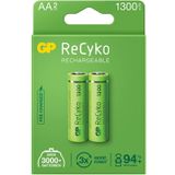 GP Recyko 1300 mAh AA 2'li Sarj Edilebilir Kalem Pil