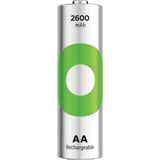 GP Recyko 2600 mAh 1.2V AA Boy NiMH Kalem Şarjlı Pil 2'li Kart