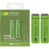 Gp Recyko 2600 Mah Şarjlı Ni-Mh Aa Kalem Pil 2Li Paket