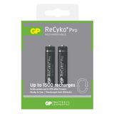GP Recyko+ Pro 800 mAh AAA 2'li Şarj Edilebilir İnce Kalem