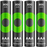 Gp Recyko Pro 800 Mah Ni-Mh 1.2 Volt Aaa Ince Kalem Şarjlı Pil 4lü Paket - 1 Adet