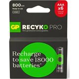 Gp Recyko Pro 850 Serisi 800 Mah Nimh Aaa Ince Kalem Boy 6'lı Şarjlı Pil