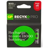 Gp Recyko Pro 850 Serisi 800 Mah Nimh Aaa Ince Kalem Boy 6'lı Şarjlı Pil