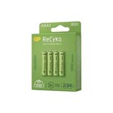GP ReCyko Şarj Edilebilir AAA 950 mAh 2'li Paket İnce Kalem Pil