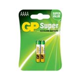 Gp Süper Alkalin Aaaa Boy İncenin İncesi Kalem Pil 1,5 Volt 2'Li Kart