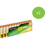 Gp Ultra Alkalin 24'lü Aaa Boy Ince Pil (GP24AU-VS12)