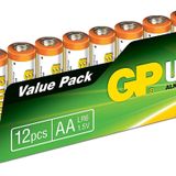 GP Ultra LR6 1.5 V AA Kalem Pil - 12′li Ekonomik Paket