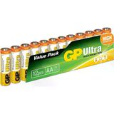 GP Ultra LR6 1.5 V AA Kalın Kalem Pil - 12′li Ekonomik Paket
