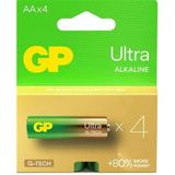 GP Ultra LR6 AA 4'lü Alkalin Kalem Pil