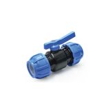 GPA Plastik Küre Kaplin Vana / Plastic Ball Coupling Valve 63x63