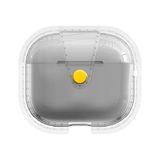 GPACK Airpods 3. Nesil uyumlu Kulaklık Kılıfı Çıtçıtlı Kapak Darbe Korumalı Airbag 33 Gri