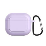 GPACK Airpods 3. Nesil uyumlu Kulaklık Kılıfı Mat Lüx Silikon A23 Lila