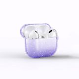 GPACK Airpods 3. Nesil uyumlu Kulaklık Kılıfı Parlayan Simli Transparan Airbag 32 Mor