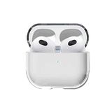 GPACK Airpods 3. Nesil uyumlu Kulaklık Kılıfı Transparan Kristal Silikon Airbag 14 Şeffaf