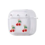Gpack Airpods 4 Uyumlu Kulaklık Kılıfı Simli Şeffaf Kutup Airbag 44 Kırmızı