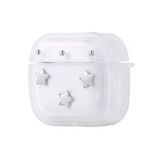 Gpack Airpods 4 Uyumlu Kulaklık Kılıfı Simli Şeffaf Kutup Airbag 44