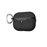 GPACK Airpods Pro 2 uyumlu Kulaklık Kılıfı Deri Görünüm Silikon A03 Siyah