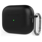 GPACK Airpods Pro 2 uyumlu Kulaklık Kılıfı Mat Kancalı Silikon SF17 Siyah