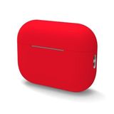 GPACK Airpods Pro 2 uyumlu Kulaklık Kılıfı Mat Orj Kancalı Silikon + İp SF20 Kırmızı