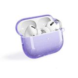 GPACK Airpods Pro 2 uyumlu Kulaklık Kılıfı Parlayan Simli Transparan Airbag 32 Mor