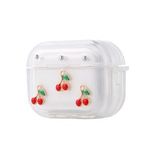 Gpack Airpods Pro 2 Uyumlu Kulaklık Kılıfı Simli Şeffaf Kutup Airbag 44 Kırmızı