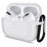 Gpack Airpods Pro 3 Uyumlu Kılıf Mat Kancalı Silikon SF13 Beyaz