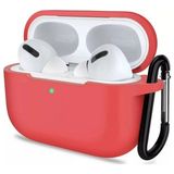 Gpack Airpods Pro 3 Uyumlu Kılıf Mat Kancalı Silikon SF13 Kırmızı