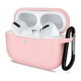 Gpack Airpods Pro 3 Uyumlu Kılıf Mat Kancalı Silikon SF13 Pembe