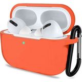Gpack Airpods Pro 3 Uyumlu Kılıf Mat Kancalı Silikon SF13 Turuncu