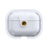 GPACK Airpods Pro uyumlu Kulaklık Kılıfı Çıtçıtlı Kapak Darbe Korumalı Airbag 33 Şeffaf