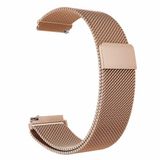 Gpack Amazfit Bip S 20 mm Hasır Metal Örgülü Siyah Kordon
